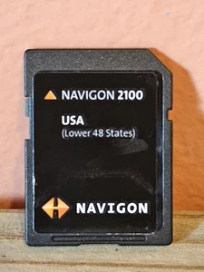 NAVIGON 2100 GPS Navigation MAPS MEMORY CARD SD 48 Lower States - Picture 1 of 2