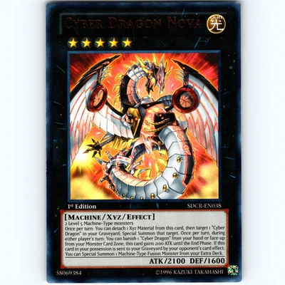 Yugioh Cyber Dragon Nova SDCR-EN038 1st Edition Ultra Rare Holo - NM 💎 - Image 1 of 2