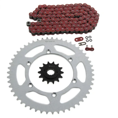 Kawasaki KLX650R 650 R 1993-1996 red junta tórica cadena y piñón 14/51 112L Foto 1 de 4