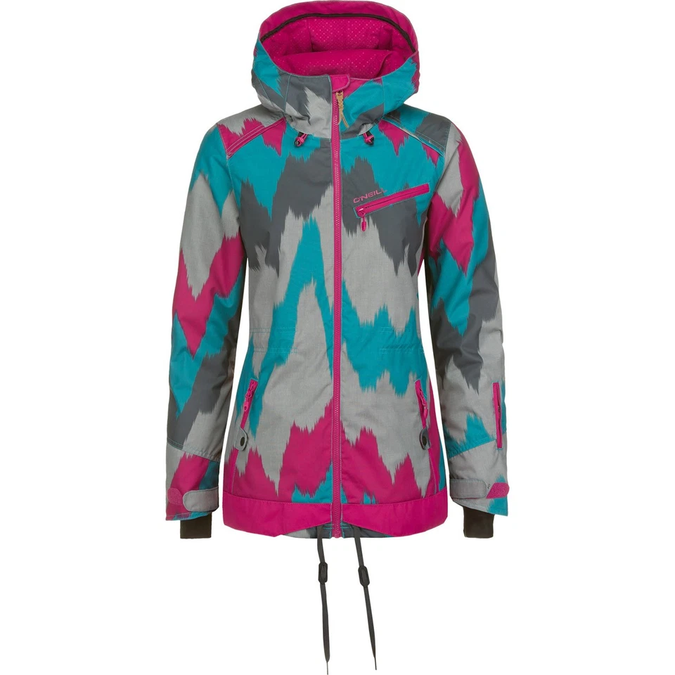 Chaqueta de Snowboard O'Neill Sketch Aislada Para Mujer Extra Pequeña Rosa AOP XS Nueva Foto 1 de 1