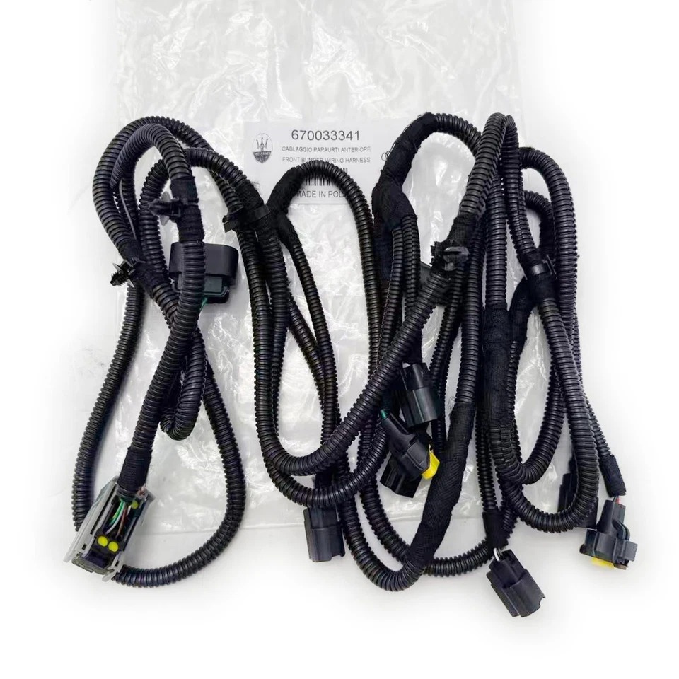 Novos sensores de fiação e estacionamento traseiro do para-choque dianteiro 670033341 para Maserati Levante  - Imagem 1 de 4