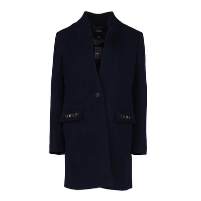 Maje Women's Coat Size 38 FR / M Wool Blend MFPOU00918 - Image 1 of 4
