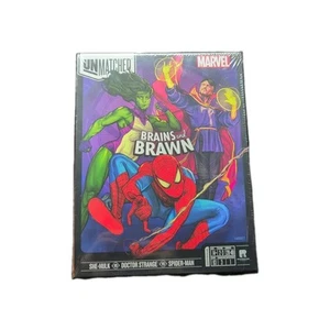 Inigualable: Marvel Brains and Brawn She Hulk Vs Doctor Strange Vs Spider Man Sin usar, en caja sellada - Imagen 1 de 6