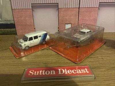 Atlas Editions escala 1/43 - Ford Transit Van & Escort MK2 RS1800 y juego de remolque Foto 1 de 4