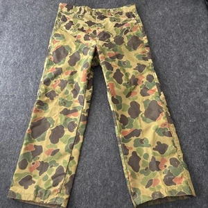 Duxbak FrogSkin Camo Hunting Pants Men Sz 34x30 Lined Vtg USA Made H2O Resistant - Bild 1 von 18