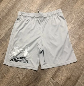 Under Armour Youth Large Loose Fit Athletic Shorts /Gray YLG - Picture 1 of 3