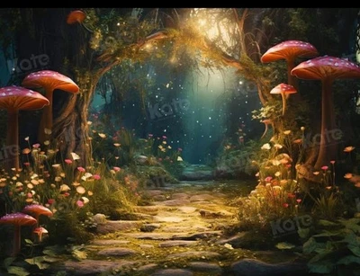 "Fondo foto bosque encantado Kate 88""x60""" Foto 1 de 2