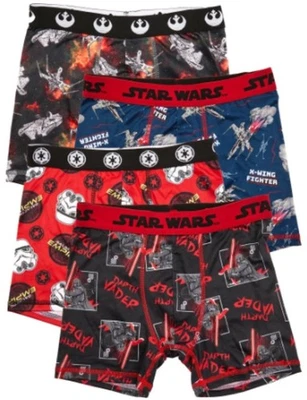 4Pk Verities Calzoncillos Boxer para Niño Opciones S, M, L, XL, NUEVOS CON ETIQUETAS Foto 1 de 4
