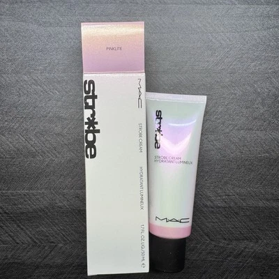 全新带盒 MAC Strobe Hydratant 夜光霜 Pinklite 50毫升 — 第 1/4 张图片