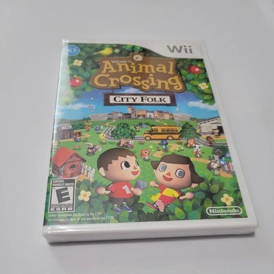 *SEALED* BRAND NEW Nintendo Wii Animal Crossing City Folk - Not For Resale 2008 - Image 1 of 4