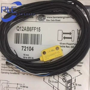 Banner Q12AB6FF15 Photoelectric sensor switches brand new free shipping - Picture 1 of 2