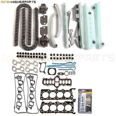 Juego completo de juntas de cadena de distribución para Ford Expedition 2001-2002 4,6 L V8 SOHC Foto 1 de 4
