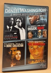 Denzel Washington 4-Movie Spotlight Series DVD **Buy 2 Get 1 Free** - Picture 1 of 4