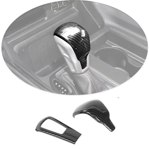 For Dodge Ram 1500 2021-2026 Carbon Fiber Style Gear Lever Shift Knob Cover Trim - Bild 1 von 10