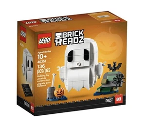 LEGO BrickHeadz kultiger Halloween Geist 40351 Kürbis Gebäude Spielzeug nicht mehr im Handel erhältlich Neu in versiegelter Verpackung - Bild 1 von 3