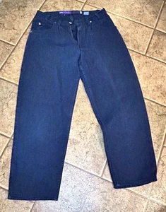 Vintage Levi’s Silver Tab Jeans Baggy 33x30 Navy Cotton 90s Skater - Picture 1 of 12