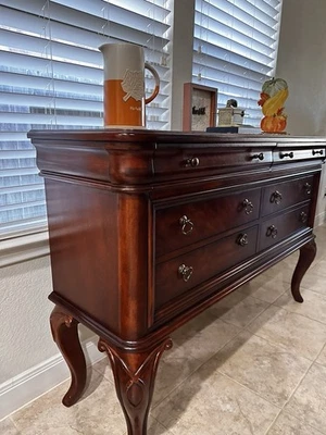 Dining Table And Chair set/  Sideboard - Image 1 of 4