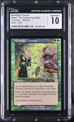 NOSTALGIC DREAMS Torment Foil Rare CGC 10 Gem Mint MTG [Nostalgium] - Image 1 of 2