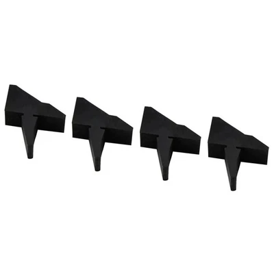 Guardabarros a capó parachoques de goma guías aisladores 1968-72 Pontiac Lemans 4 piezas Foto 1 de 4