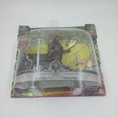 2007 Jakks Pacific Las Crónicas de Narnia Príncipe Caspian Glenstorm & Peepiceek Foto 1 de 4