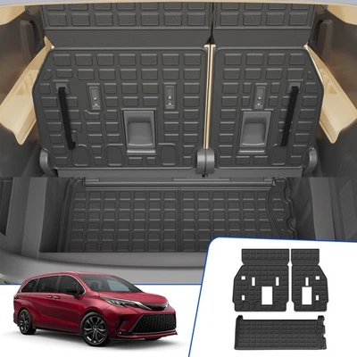 Cargo Mat For 2021-2025 Toyota Sienna 7&8 Seats Cargo Liner 2024 Sienna — 第 1/4 张图片