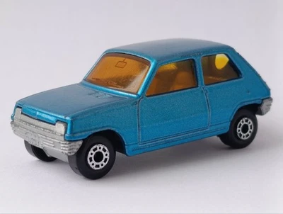 Matchbox 1978 Renault 5TL Blue Lesney England No 21 Superfast Opening Trunk - Image 1 of 4