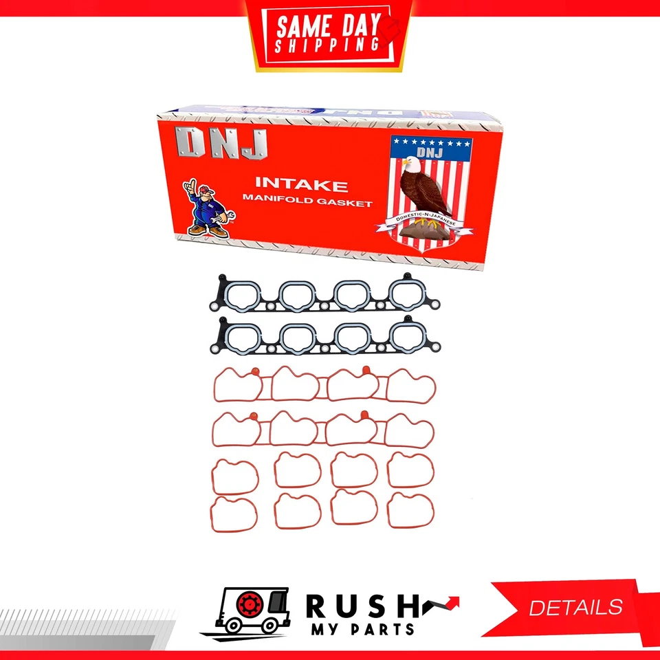 97-02 Intake Manifold Gasket For Lincoln Continental 4.6L V8 DOHC 32v DNJ IG4143 - Image 1 of 1