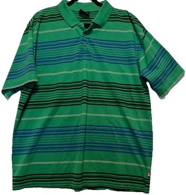 NBN Camisa Para Hombres 2XL Multicolor Rayas Manga Corta Polo Mezcla Poliéster Informal Foto 1 de 4
