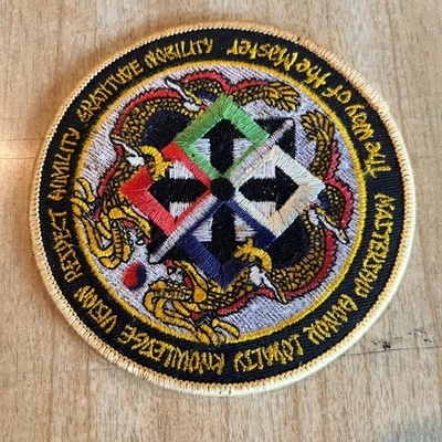Rare Taekwondo "Way Of The Master" Required Traits 4 Inch Patch  - Image 1 of 4