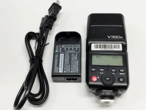 Godox V350C TTL Flash for Canon with Battery & Charger Excellent Working JAPAN - Picture 1 of 9