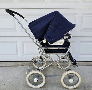 Vintage Emmaljunga Pram Carriage Baby Stroller Bassinet S-280 22 VITTAJO SWEDEN - Picture 1 of 17