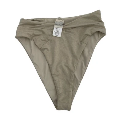 NUEVO L*SPACE Bikini Parte Inferior Talla Extra Pequeña Nancy Lee Brillo Dorado Nadar Nuevo Sin Etiquetas  Foto 1 de 4