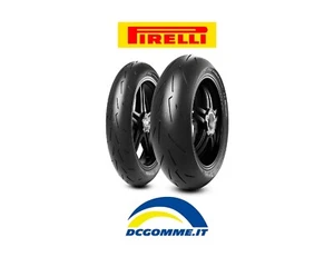 COPPIA GOMME 120/70 ZR17 (58W) + 200/55 ZR17 (78W) PIRELLI DIABLO ROSSO IV CORSA - Imagen 1 de 4