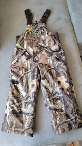 NEW BROWNING JR WASATCH ALL WEATHER BIBS YOUTH SMALL HUNTING CAMO - Picture 1 of 10