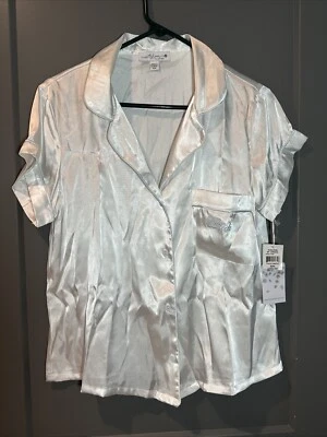 in bloom by jonquil pajama top white satin bride size Medium - Image 1 of 4