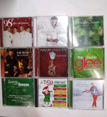LOT OF 10 CHRISTMAS CDs Ellen Country Rosie Paisley Bocelli Blake Shelton 98⁰ Foto 1 de 4
