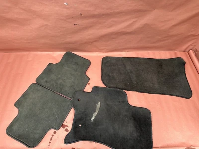 Jaguar XJR Floor Mat Carpet Set Black OEM #95170 - Imagem 1 de 3