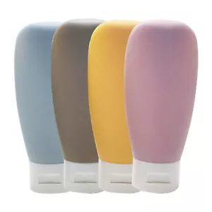 4pcs Lotion Container Refillable Bottle Squeeze Tube Travel Size Containers - Picture 1 of 12