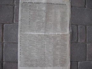 1813 New York Gazette & General Advertiser Montag 13. Dezember 1813 - Bild 1 von 4