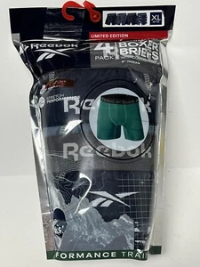 Reebok Limited Edition Performance Boxer Briefs 4 Pack XL - Picture 1 of 2