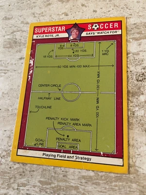 1976 Colonial Bread Superstar Soccer No1 Kyle Rote Jr. - очень хорошее состояние - Изображение 1 из 2