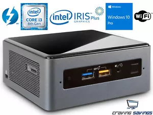 Intel NUC8i7BEH Mini PC, Core i7-8559U, 4GB DDR4, 256GB NVMe SSD, W10 Pro - Picture 1 of 6
