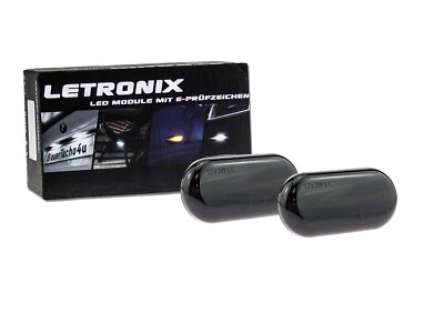 LETRONIX LED Seitenblinker Blinker Smoke Schwarz Module Renault Laguna I Typ 56  - Bild 1 von 4
