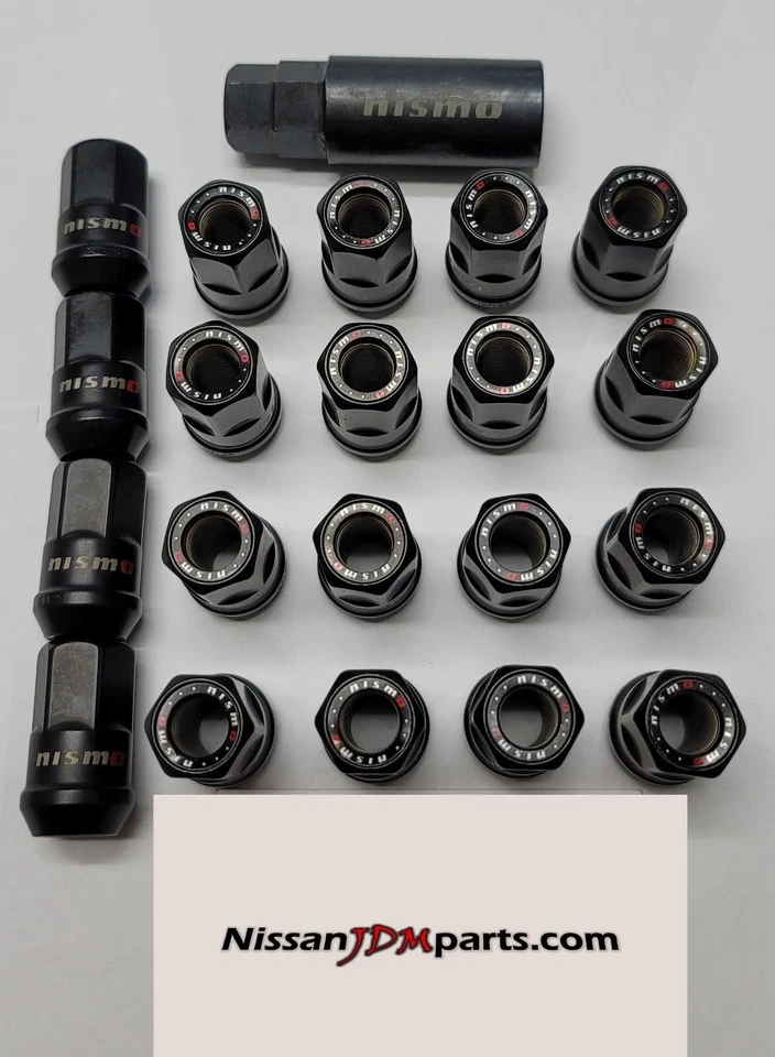 Tuercas abiertas de acero forjado originales Nissan NISMO 40220-TUN01 Foto 1 de 4