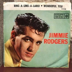 JIMMIE RODGERS LOT (3) 45/PS "WONDERFUL YOU" "SECRETLY" "MAKE ME A MIRACLE" - Picture 1 of 9