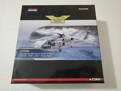 Corgi US35906 Sikorsky SH-60F Ocean Hawk S-708-4, CVN-65-CVW-3, HS-7 "Dusty Dog - Image 1 of 4