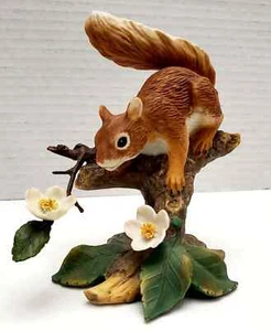 Lenox Woodland Animal Collection Springtime Scamper Red Squirrel Figurine 1989 - Picture 1 of 9