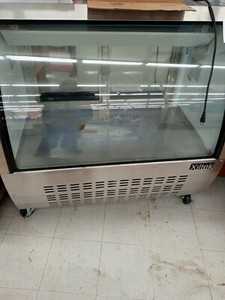 Deli Case 48" Glass Case Refrigerated Cooler Display Bakery display-120v