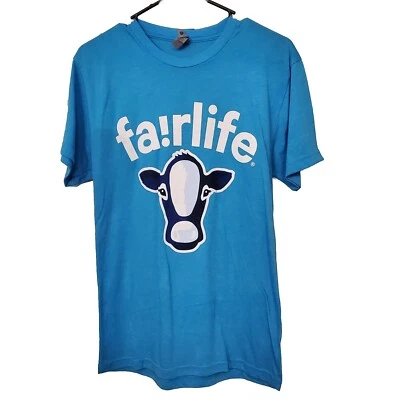 Camiseta gráfica Next Level Apparel para mujer pequeña verde azulado vida justa vaca granja occidental Foto 1 de 2