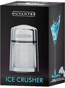 Ice Crusher Nuvantee Manual Hand Crank Crushers Stainless Steel Blades New - Picture 1 of 7